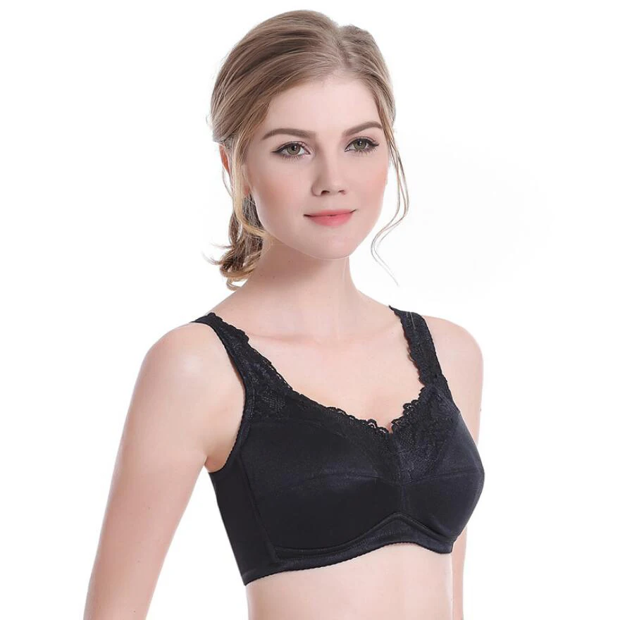 2209 Mastectomy bra, closed front pocket, cotton oversized intimate  underwear, suitable for female silicone insertserts after su - AliExpress