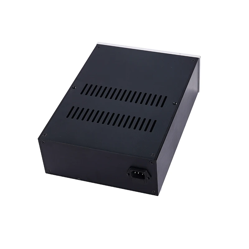 No Hole DIY Power Amplifier Case Pre Amp Tube Rear DAC Headphone Chassis Full Aluminum Decoder Case Size W223 D308 H92