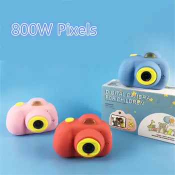 

Kids Camera Toys Gifts For 4~8 Years Old Girls Shockproof Toddler Camera & Camcorder With Soft Silicone Shell For Outdoor Play