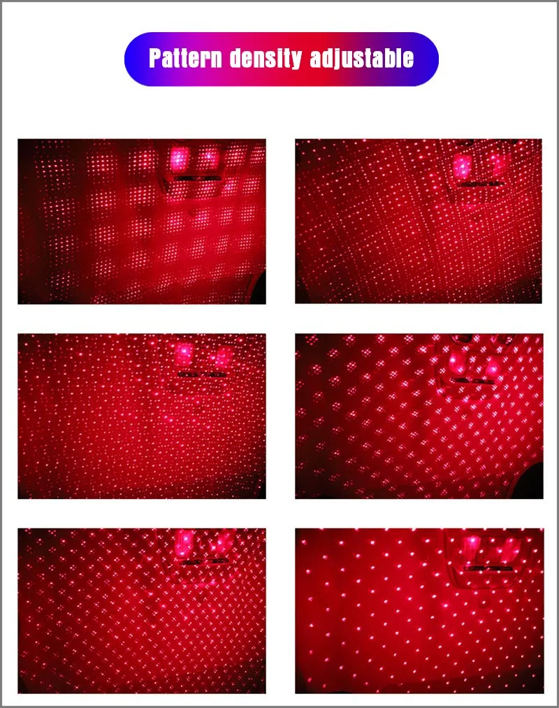 Автомобильная usb лампа для IOS/светодиодный проектор Android интерьерный светильник романтическая атмосфера красный Светильник Универсальный авто аксессуары