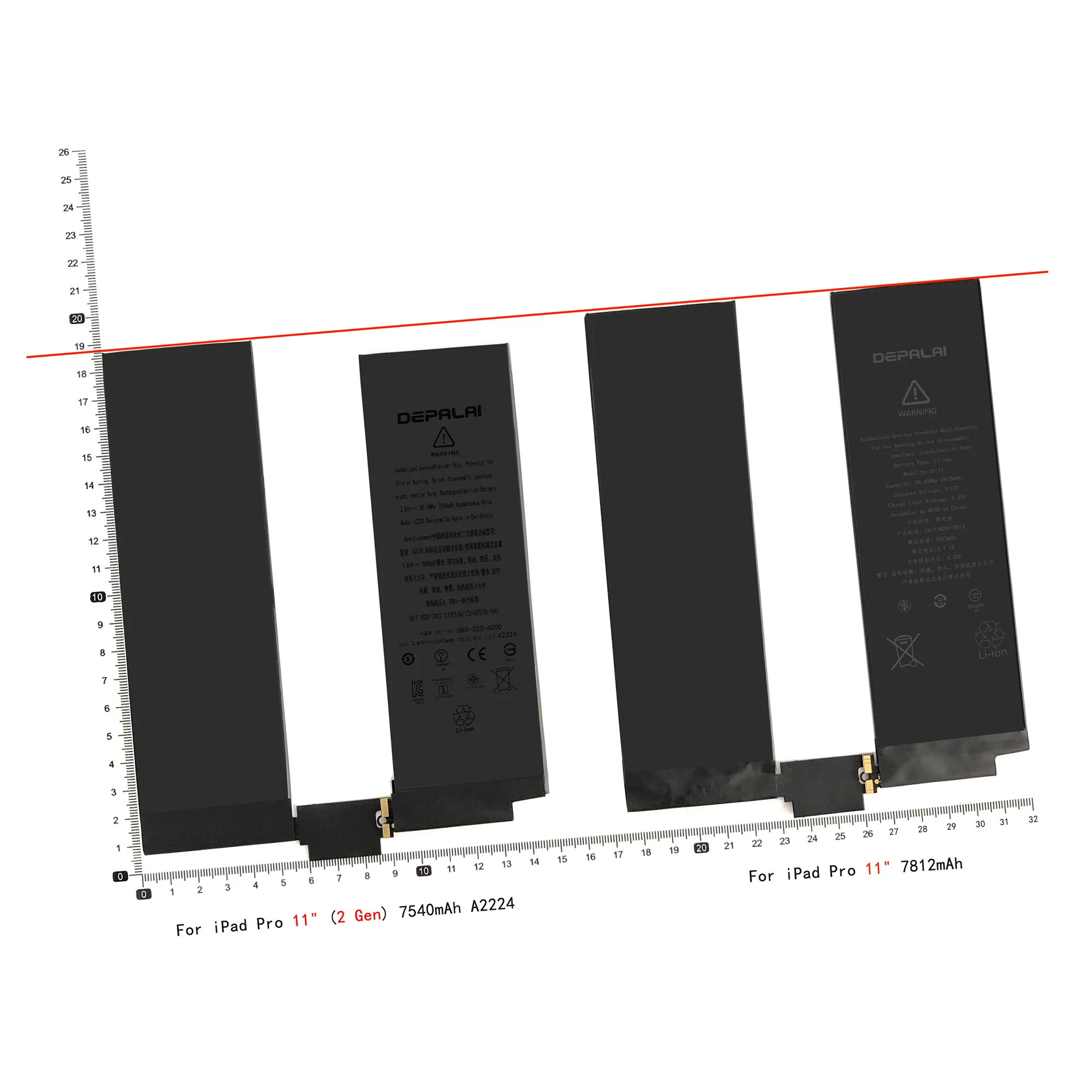 

For iPad Pro 11 10.5 12.9 Tablet Battery A1852 A1798 A2134 A2123 A2152 1584 A1652 A1577 A1670 A1671 A2042 A1934 A1979 A2224
