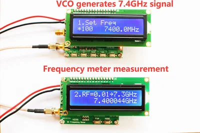 Бесплатная доставка измеритель частоты HZ331 высокочастотный 2 4G 3G 5 8G 6G 7G 1 Гц ~ 7.3G