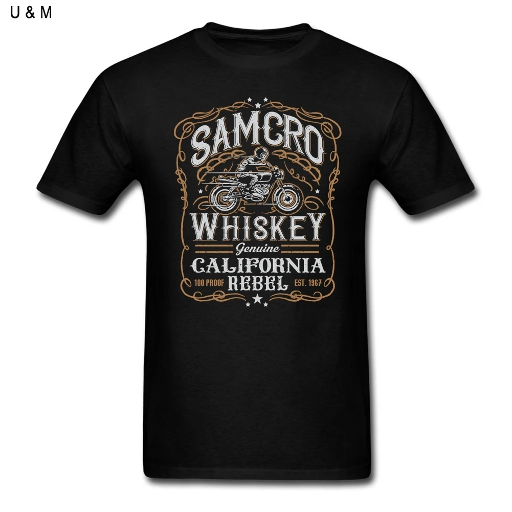 XXXL SAMCRO Whiskey Футболки Мужские Простые Модные футболки с короткими рукавами