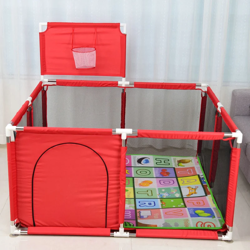 Baby Folding Bed Fence Kids Playpen Ball Pool 0-6 Years Children's Playpen Oxford Cloth Pool Balls Child Fence