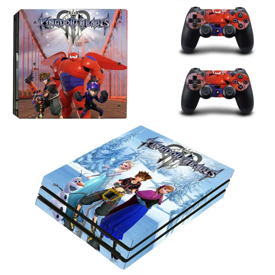 PS4 Pro стикер s Kingdom Hearts 3 Play station 4 Pro виниловые наклейки на кожу Pegatinas для playstation 4 Pro консоль и контроллер