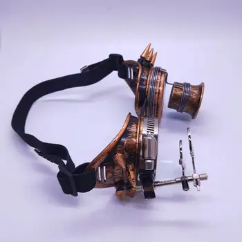 

Vintage Steampunk Rivet Sunglasses Goggles Role Cosplay windproof and breathable Halloween Party Toy