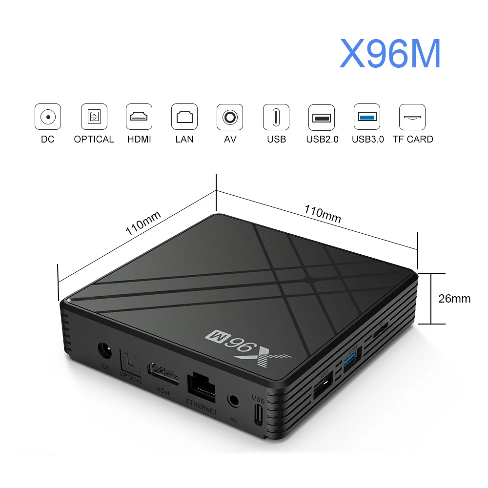 X96 M Smart tv BOX Android 9,0 Allwinner H603 4GBRAM 32 ГБ/64 Гб rom HDR 4K 6K медиаплеер MAX телеприставка smart tv PK X96