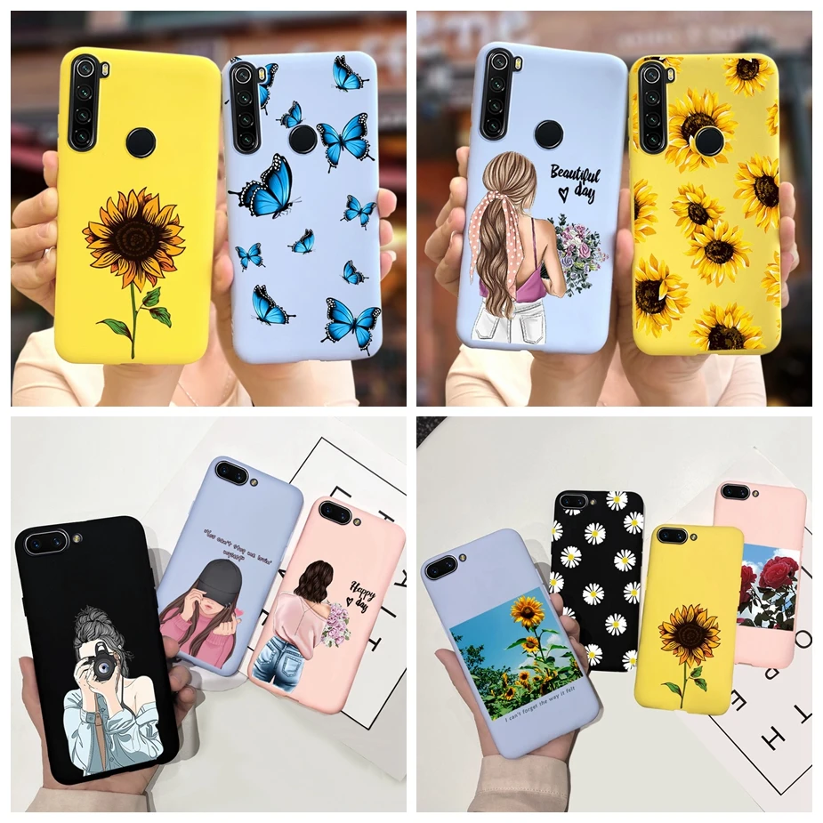Fashion Daisy Sunflower Pretty Girls Case For Xiaomi Redmi Note 8 4a 4x 5 5a 6 6a 7 7a 8 8a 9 9a Note9 9c Back Cover Phone Cases Phone Case Covers Aliexpress