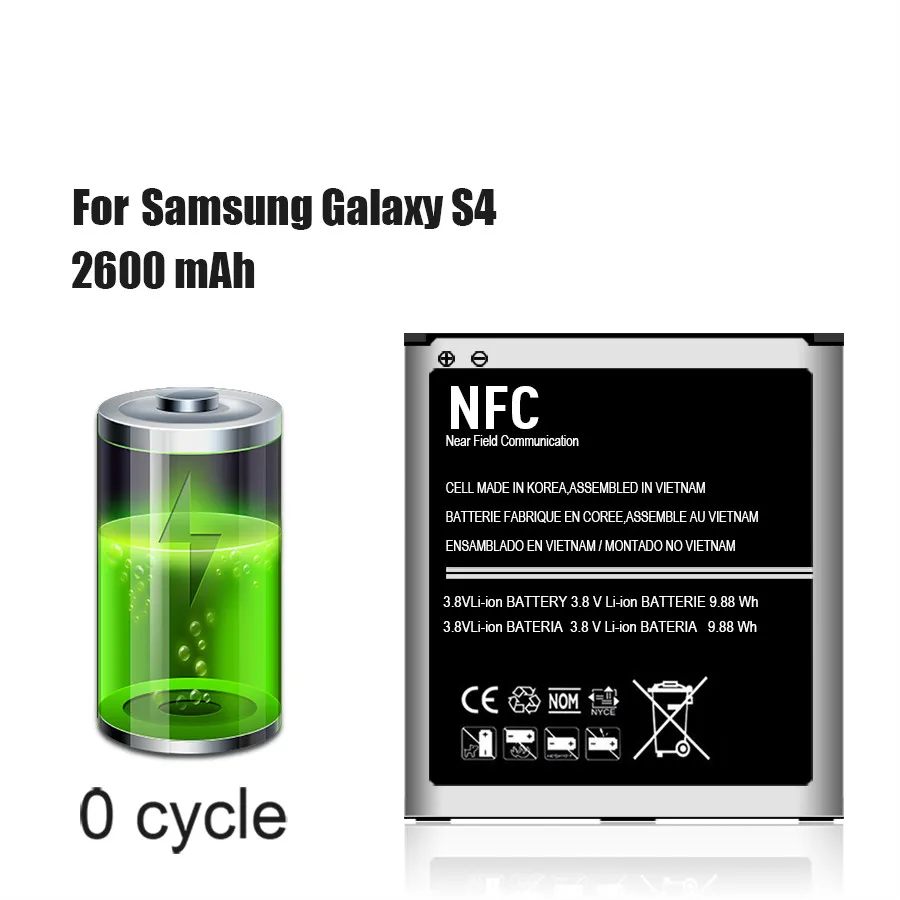 Аккумулятор PINZHENG B600BE для Samsung Galaxy S4 i9500 i9505 i337 i545 i9295 e330s Сменный аккумулятор