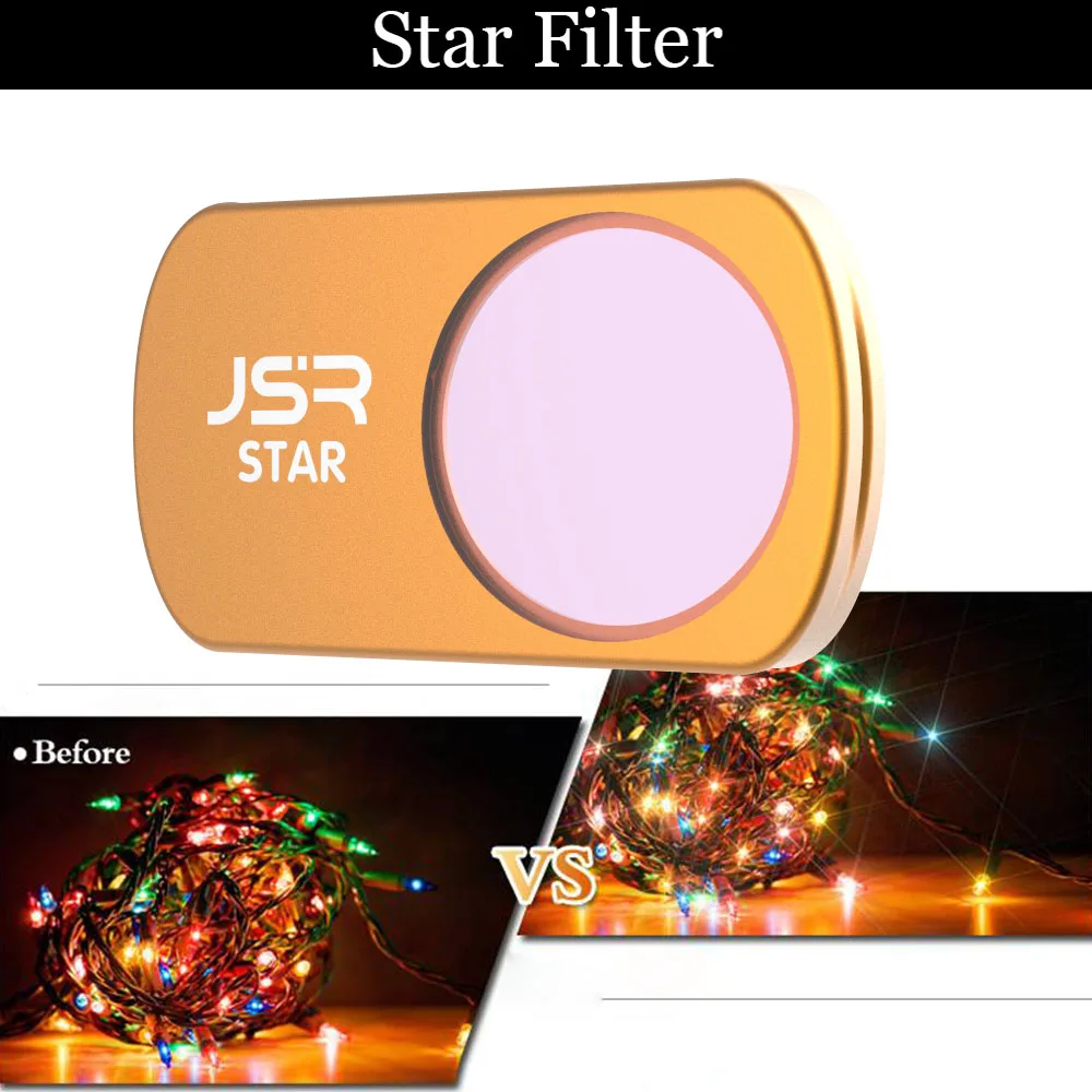 Only Star Filter Аксессуары для камеры дрона для DJI Mavic мини-фильтр для защиты объектива NDPL8+ 16+ 32+ ND64PL фильтры нейтральной плотности Набор для Mavic Mini - Цвет: Only Star Filter