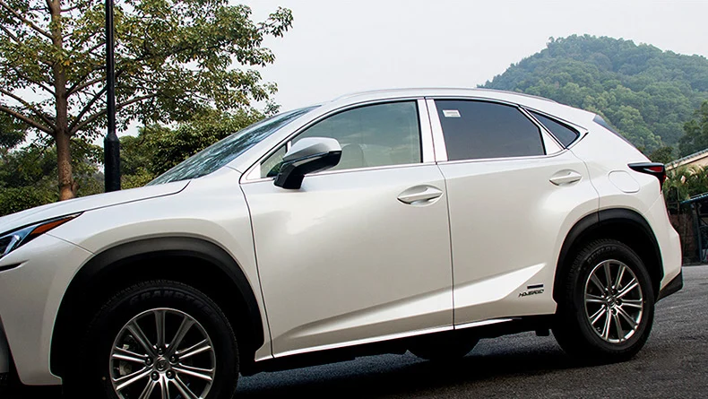 Lsrtw2017 для Lexus Nx Nx200 300h 200t автомобильная оконная Отделка Из Нержавеющей Стали Декоративные интерьерные аксессуары для формовки