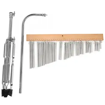 

Windchime Bell 36 Tone Wind Chime Liftable Silver Electroplated Aeolian Bells with Bracket