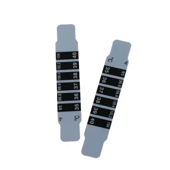 

Liquid Crystal Color Change Infant Forehead Thermometer Bendable Cartoon Mini Temperature Measurement Color Temperature Paste