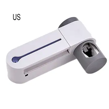 

Antibacteria Ultraviolet Toothbrush Holder Sterilizer Automatic Toothpaste Dispenser Squeezer Bathroom Accessories