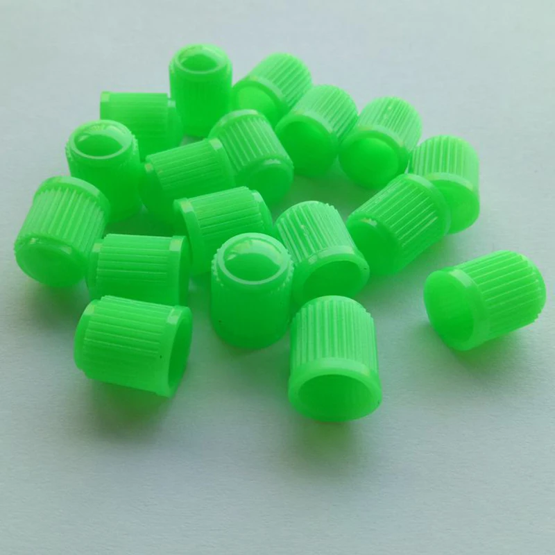 Bicycle Valve Caps bicycle tire valve cap bicycle valve cap valve cap valve caps Plastic Dustproof Valve Caps Truck Car Bike Tire Stem Dust Covers Bike Bicycle Accessories 20PCS