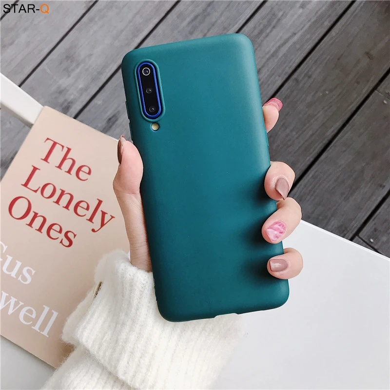 best iphone wallet case Candy Color Matte Silicone Phone Case For Samsung Galaxy A50 A30 A40 A20e A10 A02 A70 A7 2018 A20s A01 Core Soft Tpu Back Cover cell phone belt pouch Cases & Covers