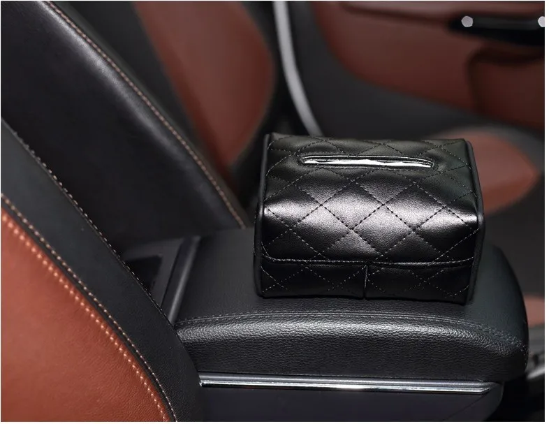 Автомобиль Стайлинг коробка-Держатель салфеток в машину для honda civic mini cooper chevrolet cruze toyota renault skoda octavia passat b5 audi a4 b8