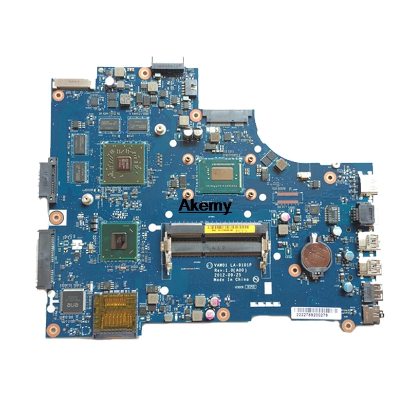 Материнская плата для ноутбука DELL Inspiron 15R 3521 5521 I3-3217U материнская плата CN-0K9PG1 0K9PG1 VAW01 LA-9101P SR0XF 216-0842000