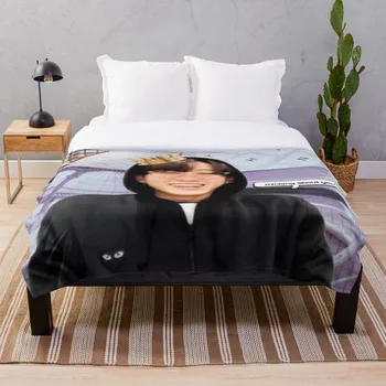 

Stray Kids Changbin Throw Blanket Soft Sherpa Blanket Bed Sheet Single Knee Blanket Office Nap Blanket