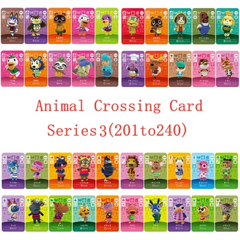 

NS Game Series 3 (201 to 240) Animal Crossing Card Amiibo Card Work for English version