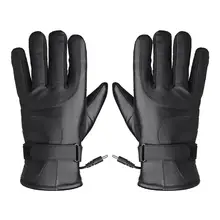 1 пара зимних тепловых перчаток с зарядкой от usb водонепроницаемые перчатки с электрическим подогревом
