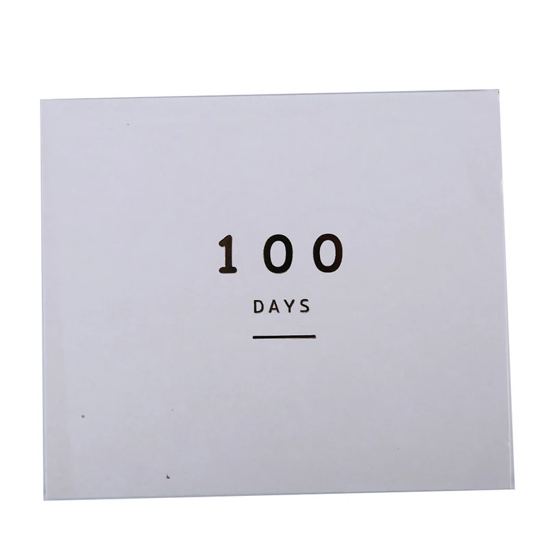 Countdown Calendar Daily Planner 100 Days Learning Schedule Periodic Planner Agenda School Supplies Stationery