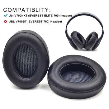 

BGWORLD V700nxt Replacement Ear pads Earpad Potein Leather and Memory foam for JBL v700nxt (Everest Elite 700) Headphones