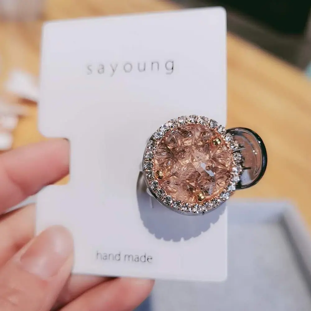 6 Женщина Bling заколка для волос с кристалами девушка шпилька шикарные волосы Краб женские аксессуары для волос девушки заколка для волос Femmal Заколки головные уборы - Цвет: 6