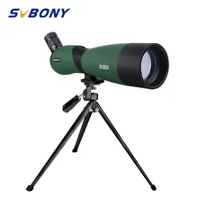 SVBONY SV403 зум телескоп 20-60X60/25-75x70mm Зрительная труба с многослойным покрытием оптика монокуляр 64-43ft/1000 ярдов w/настольный штатив для охоты, стрельбы, стрельбы из лука, наблюдения за птицами