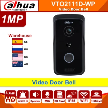 

Original Dahua Intercom Video Door Phone WIFI VTO2111D-WP DC 12V POE WIFI IP Metal Villa P2P Villa Outdoor Station