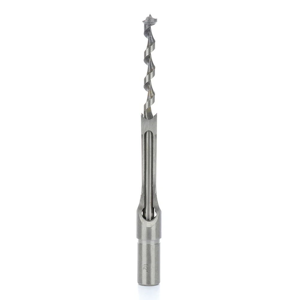 HRC48-50 12.7mm Woodworking Square Hole Drill Bit Mortising Chisel 1/2 Inch High Speed Steel Drills for Wooden Hole Punching