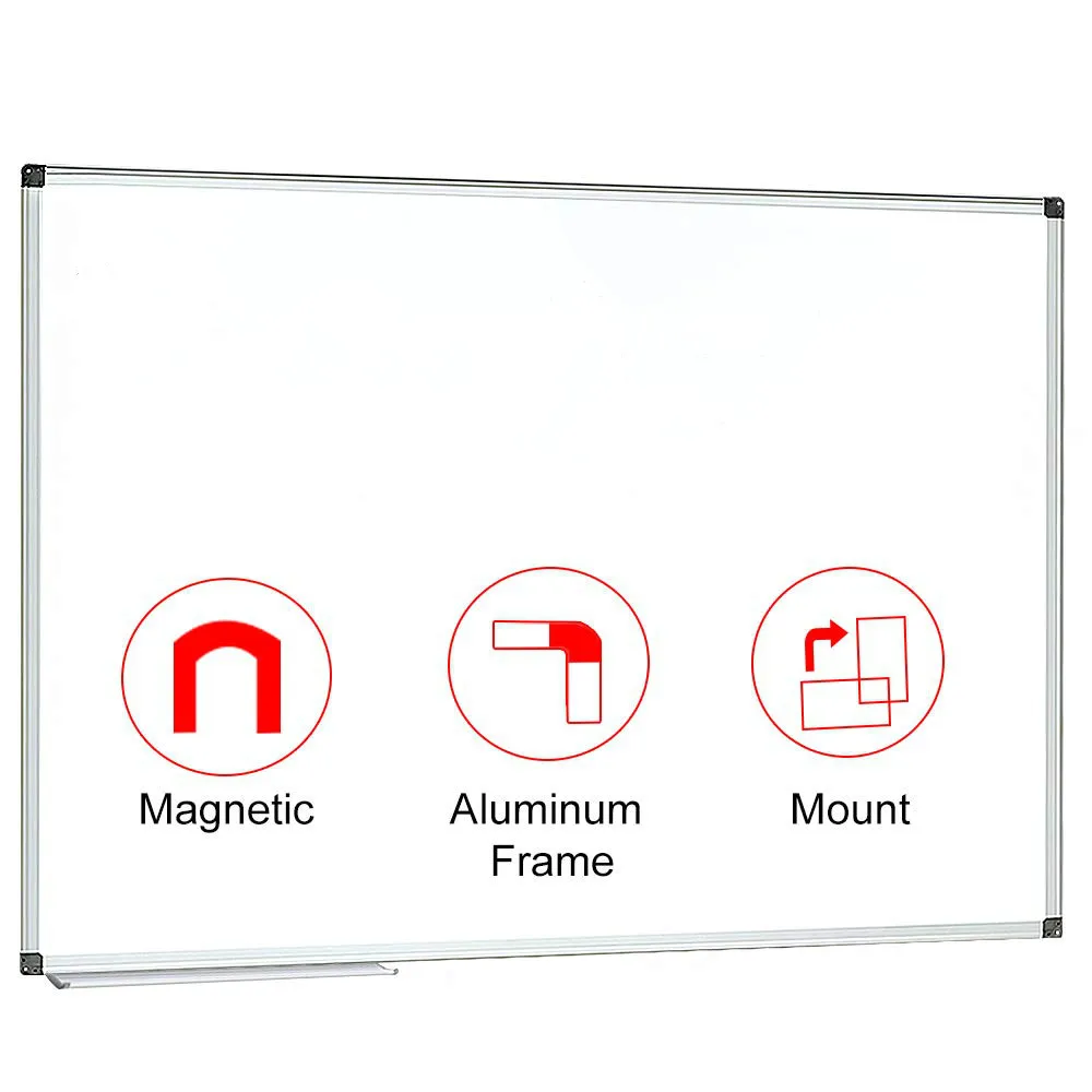 Магнитная белая доска 90x90 см(36x36 дюймов) сухая стираемая доска настенная, большой размер