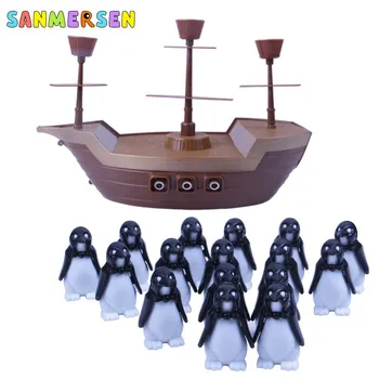 

Funny Pirate Ship Balance Game Little Penguin Interaction Board Game Parent-child Novelty Toy Family Party Game Baby Gifts