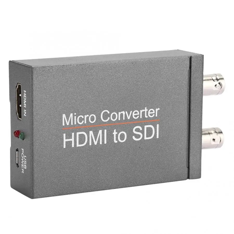 Преобразователь HDMI в SDI DC 5V Iron Shell Min HD to 2-сторонний преобразователь 3G-SDI/HD-SDI уровня