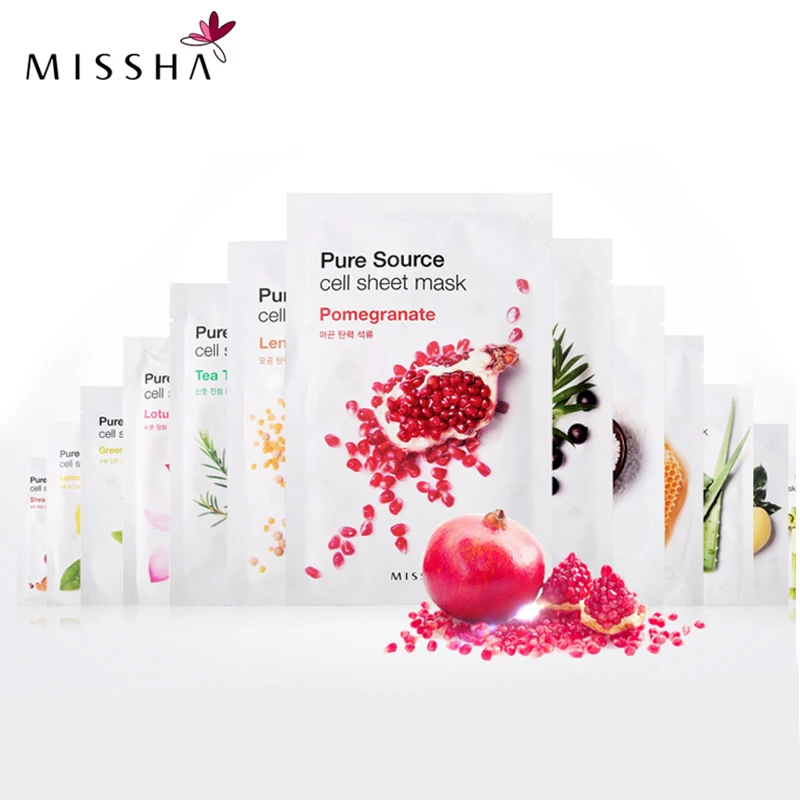 Маска-Клеточка MISSHA из чистого источника уход за кожей рисовое чайное дерево алоэ