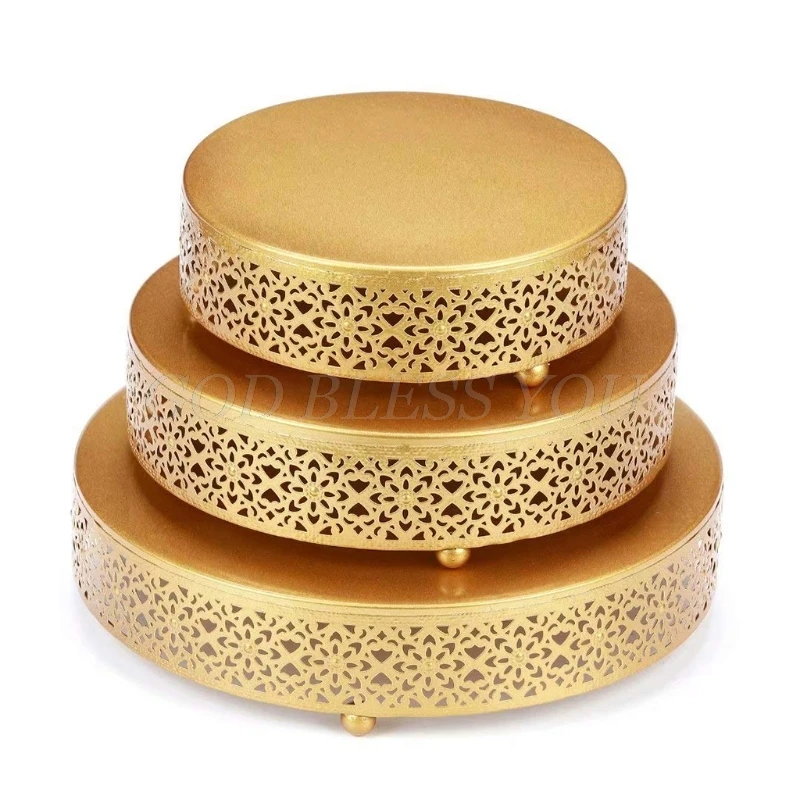 Wedding Cake Stand Decoration Party Mirror Tray Dessert Electroplate Gold Cupc ake Table Home Display Tools Drop Shipping | Дом и сад