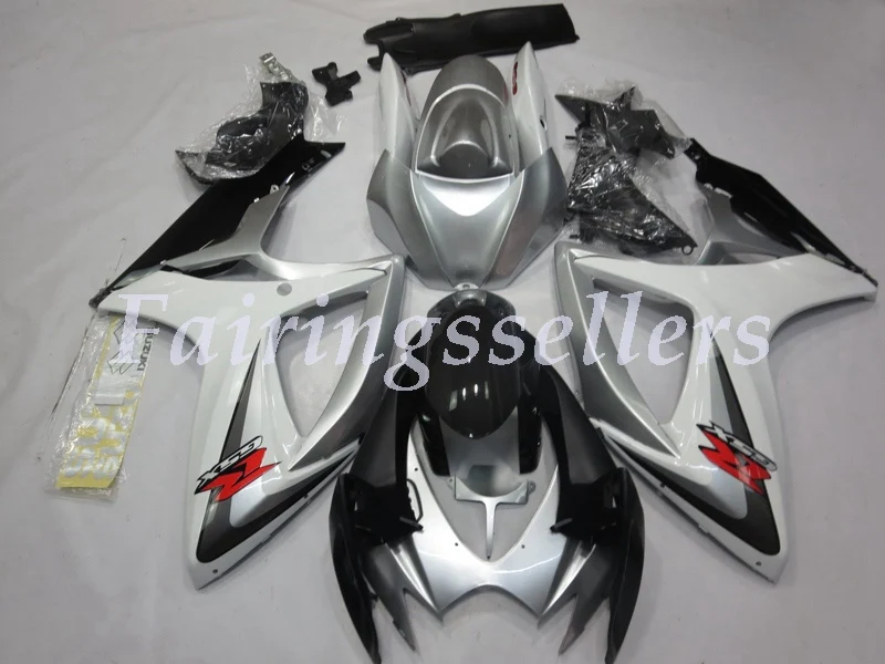 Silver White OEM Style - GSXR 600 - 750 06-07