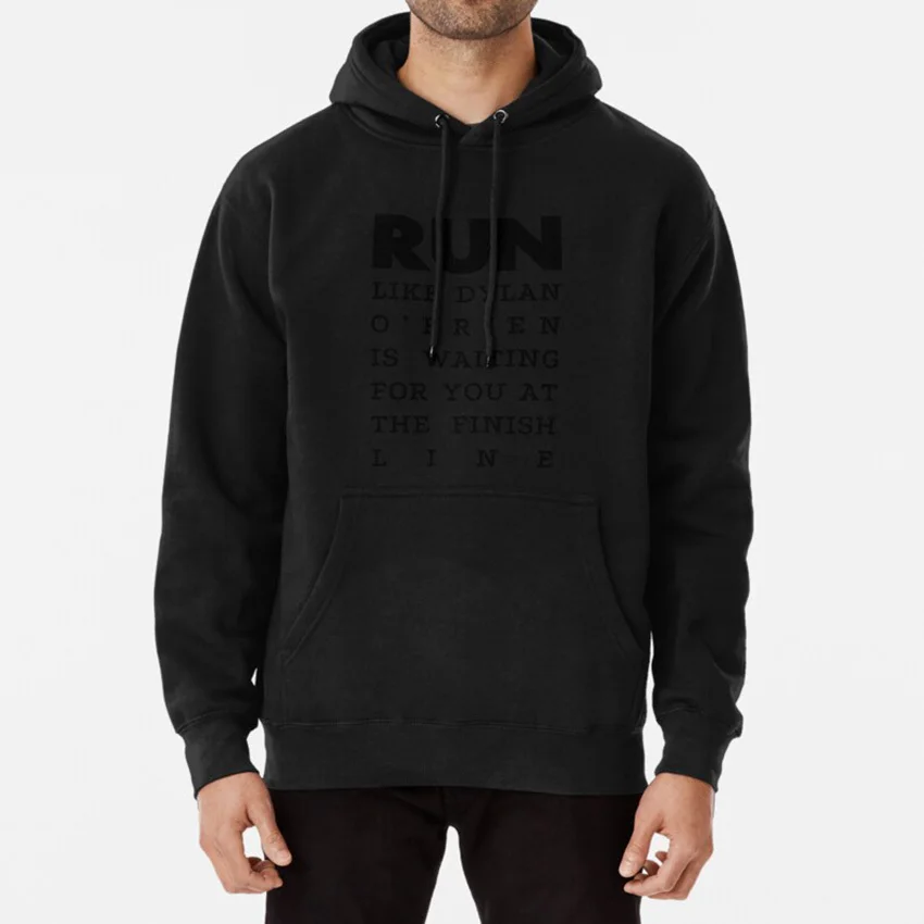 Толстовка с надписью Run - Dylan Oɻrien мотивационным мемом изображением Дилана