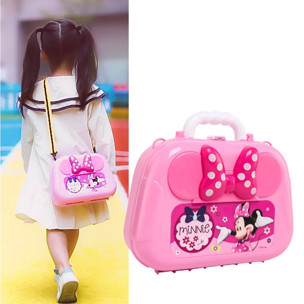 Disney Kids Makeup Toy Kit Girl Pretend Play Make Up Set Cosmetic Mirror Lipstick Toys Children's Day Gift