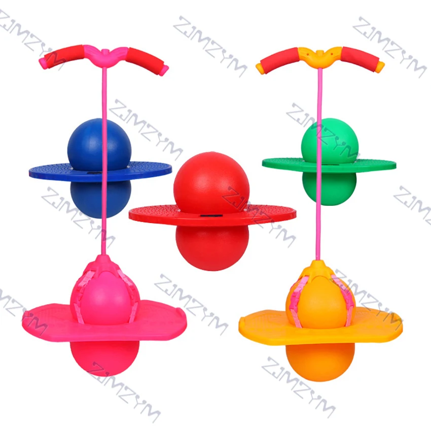 Jumping Ball Inflatable Outdoor Exercise Jumping Toy High Bounce Yoga Fitness Rock Hopper Pogo Ball Space Balance Jump Board