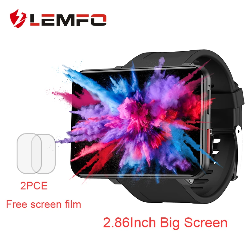 LEMFO LEMT 4G Smart Watch 2.86Inch Big Screen 2700mAh 3GB Ram 32GB Rom Sim  Camera GPS Wifi Application Download Men Women - AliExpress Consumer  Electronics