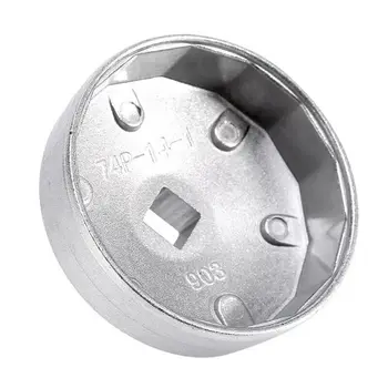 

1pc Oil Grid Wrench Replacement Aluminum alloy Housing Tool Remover 74mm