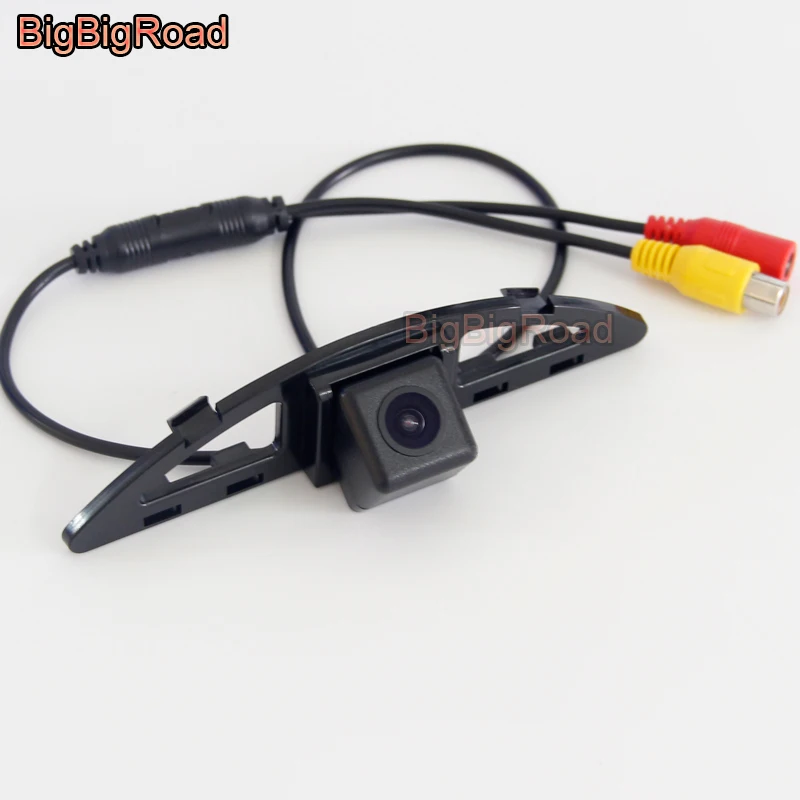 BigBigRoad Wireless Vehicle Rear View Parking CCD Camera For Honda City 2008 2009 2010 2011 2012 2013 2014 HD Color Image