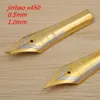 2PCS JINHAO X450 159 750 Golden Medium pen Nib Refill DIY  ► Photo 1/6