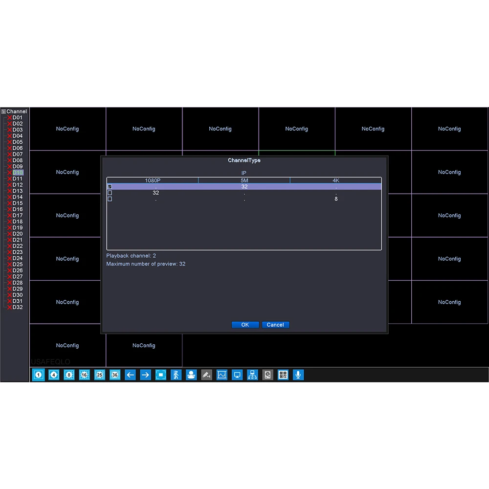 32CH* 5MP H.265/H.264 Интеллектуальный Analys NVR DVR сетевой цифровой Vidoe запись с SATA линии IP камера ONVIF CMS XMEYE CCTV лицо