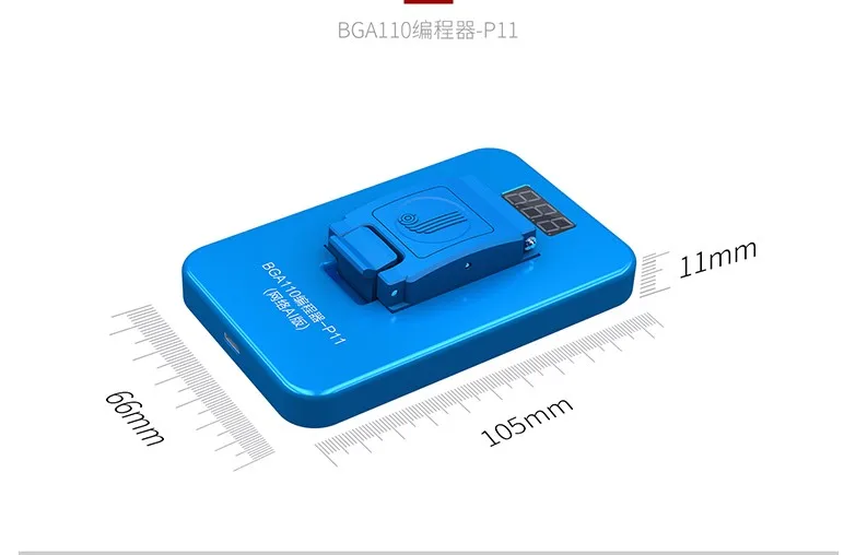 JC P11 BGA110 программист для iPhone 8/8 P/X/XR/XS/XSMAX NAND Flash для Apple BGA110 NAND SYSCFG преобразования и писец repai