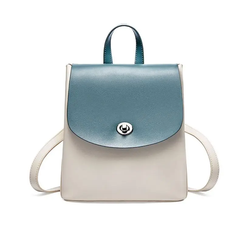 

New PU Leather Backpack School Travel Daypack Student Bags for Teenager Girls