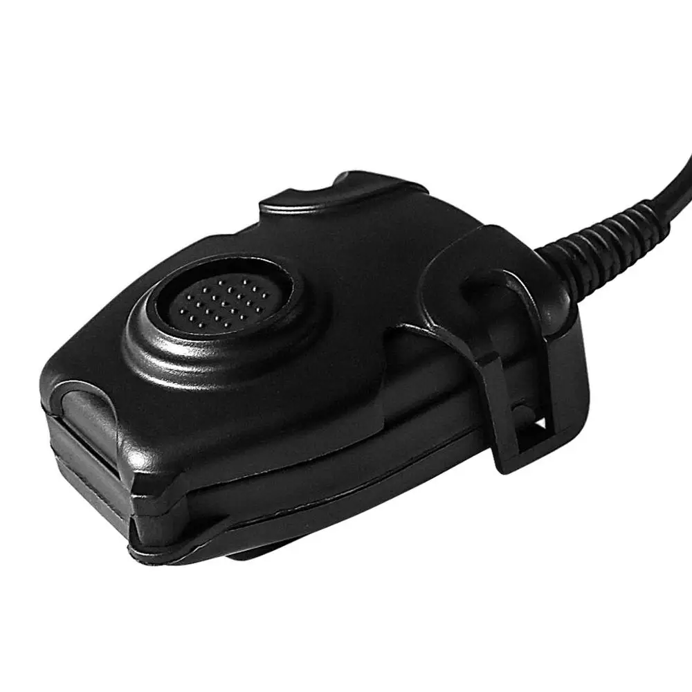 Outdoor sports military tactical headset walkie-talkie accessories headphone adapter PELTOR PTT push-to-talk