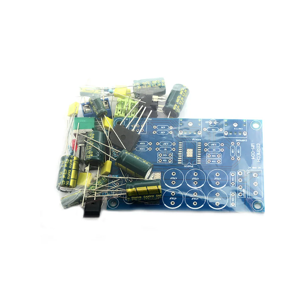 DIY Kit Мини-модуль hifi-усилитель для наушников плата с нулевым шумом DIY Замена защита Легкая установка прочный TPA6120A2 аксессуары - Цвет: DIY Kit