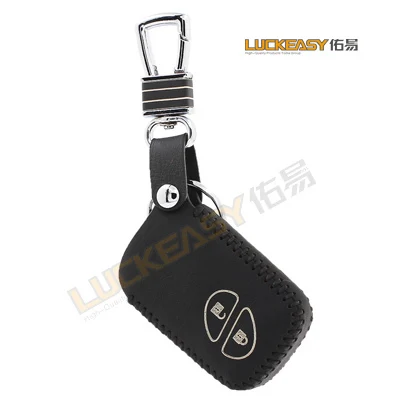 Luckeasy чехол для lexus es ct 2012 rx270 2011 2013 byd чехол с удаленными ключами кожаный чехол для ключей автомобиля key2s - Название цвета: Черный